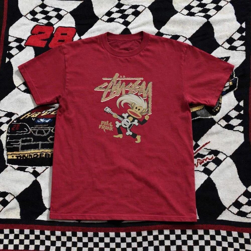 StãSsy X Disney Mickey Mouse Red Tee